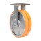 Vestil Sirius Polyurethane Dual Rigid Caster 8 In. Diameter x 2 In. Width 2000 lb Orange/Gray CST-FXE-8X2DSI-R - alternate 10